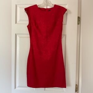 Red dress perfect for graduation or any formal occasion